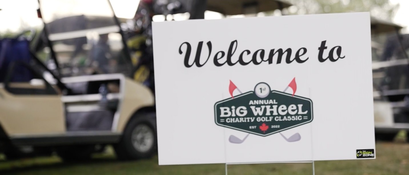 Big Wheel Welcome sign pafe footer